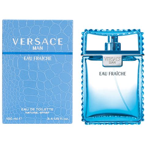 versace eau fraiche eau de toilette spray 100ml|Versace man eau fraiche aftershave.